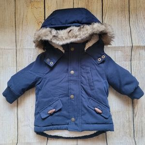 Infant wool coat